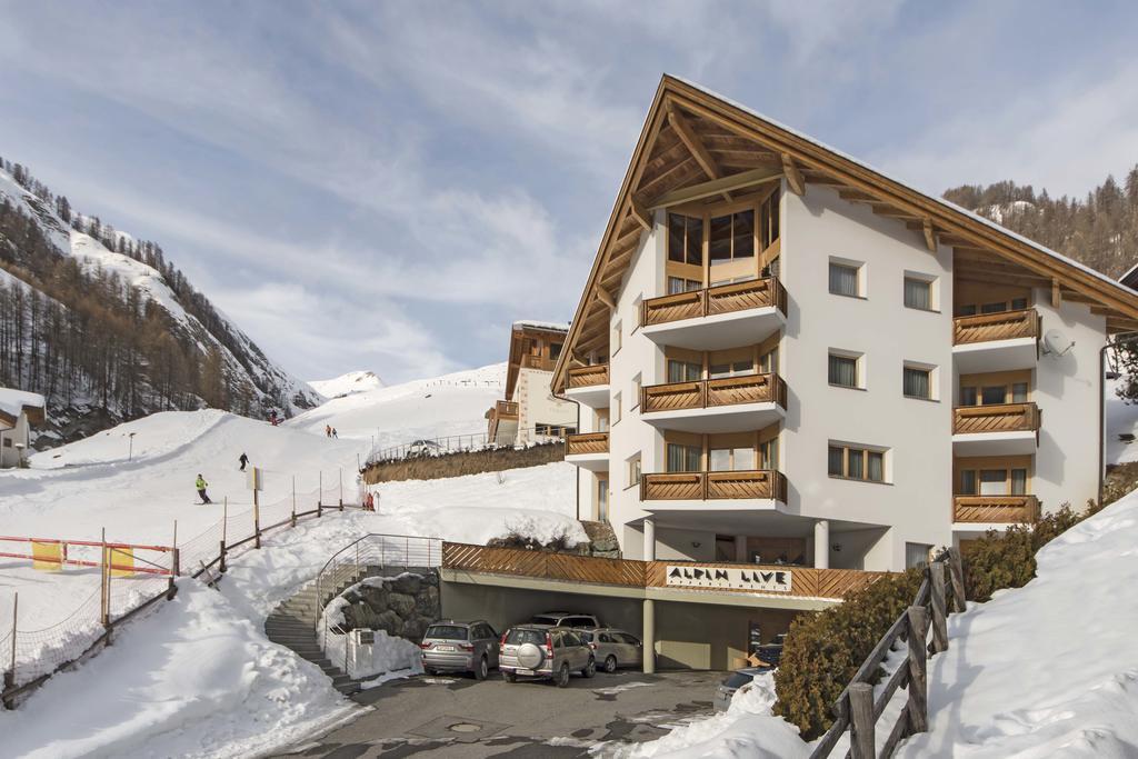 Appartements Garni Alpin Live Samnaun Exterior foto